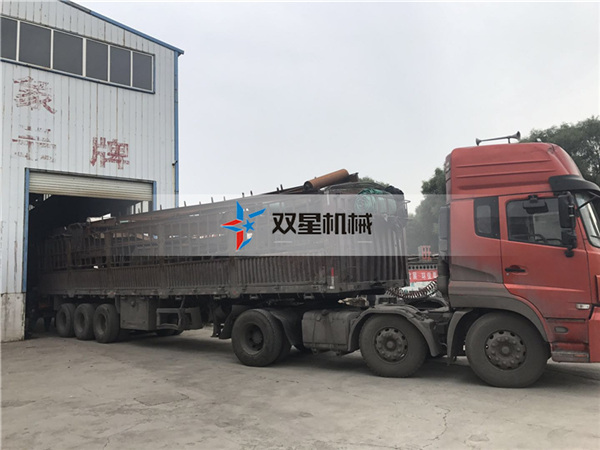 皓星廢<a href='http://m.thwlps.com.cn/' target='_blank'><span>金屬粉碎機(jī)</span></a>設(shè)備生產(chǎn)線發(fā)貨現(xiàn)場(chǎng)