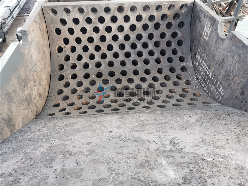 鋁型材粉碎機(jī)<a href='http://m.thwlps.com.cn/case/502.html' target='_blank'><span>篩板</span></a>結(jié)構(gòu)